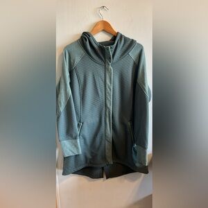 The North Face Teal quilted Jacket